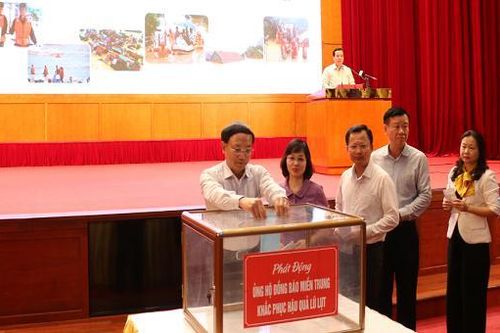 Quảng Ninh phát động ủng hộ đồng bào miền Trung