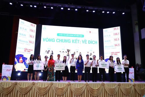 Sinh viên học viện Ngân hàng giành giải nhất cuộc thi 'Hiểu đúng về tiền'