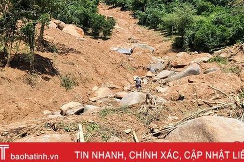 Huyện Kỳ Anh dự kiến sơ tán 210 người dân phòng lở đất ở vùng thượng