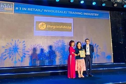 Thế Giới Di Động nhận giải 'Nơi làm việc tốt nhất Việt Nam 2020'