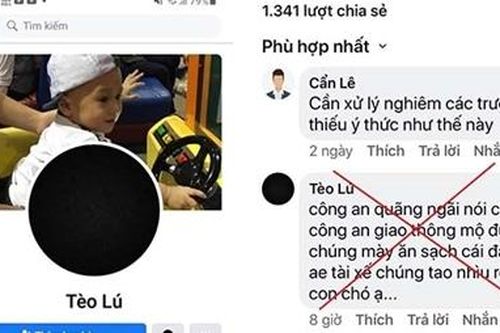 Xúc phạm Công an Quảng Ngãi, bị xử phạt 7,5 triệu đồng