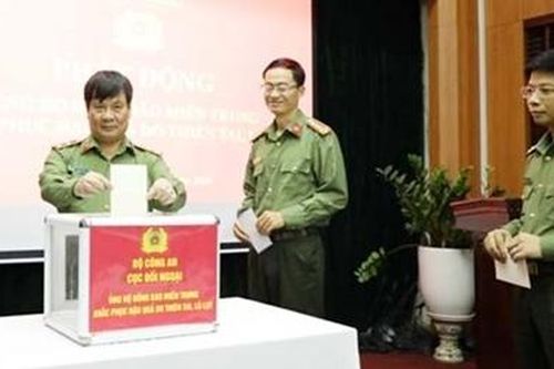 Cục Đối ngoại, Bộ Công an phát động ủng hộ người dân vùng lũ