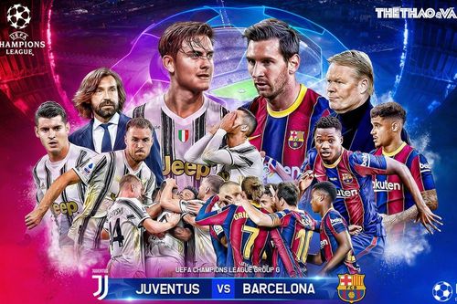 Soi kèo nhà cái Juventus vs Barcelona. Vòng bảng Cúp C1 châu Âu. Trực tiếp K+PM
