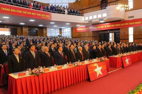 Khai mạc Đại hội đại biểu Đảng bộ tỉnh Thanh Hóa lần thứ XIX