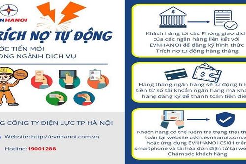 Hà Nội: Hơn 99% khách hàng thanh toán tiền điện không dùng tiền mặt