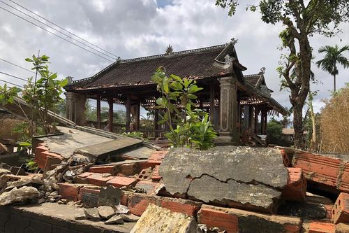 Quặn thắt chứng kiến nhà lưu niệm Đại tướng Võ Nguyên Giáp sau cơn đại hồng thủy
