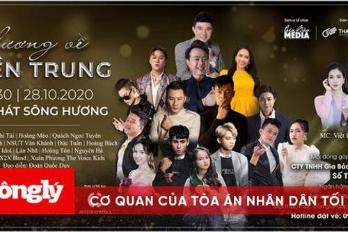 Hoàng Bách và nhiều nghệ sĩ nổi tiếng tham gia đêm nhạc thiện nguyện 'Thương về miền Trung'