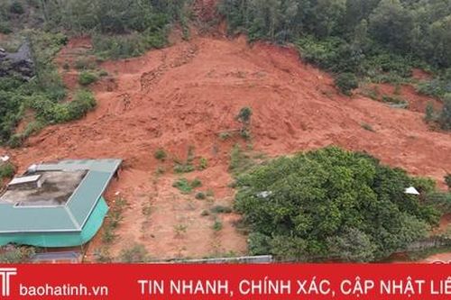 Thạch Hà di dời người dân ra khỏi vùng sạt lở nguy hiểm dưới chân núi Nam Giới