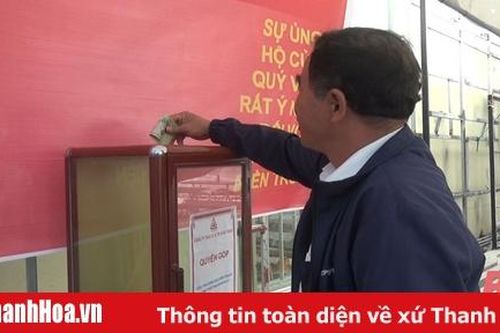 Nhiều doanh nghiệp ở thị xã Nghi Sơn chia khó với đồng bào Miền Trung