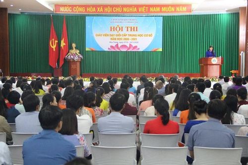 Khai mạc hội thi giáo viên dạy giỏi cấp THCS năm học 2020-2021
