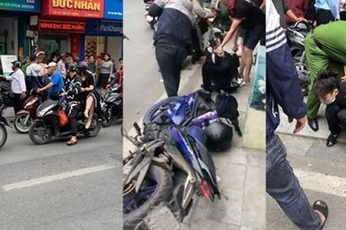 Khống chế tên cướp tiệm vàng trên phố Tôn Đức Thắng