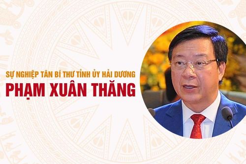 Infographic: Sự nghiệp tân Bí thư Tỉnh ủy Hải Dương Phạm Xuân Thăng