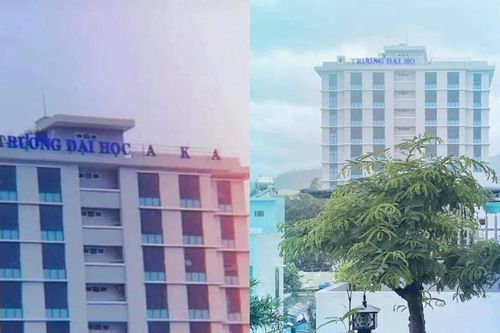 Đà Nẵng: Bảng tên trường đại học bị bão cuốn bay, sinh viên nhờ cộng đồng mạng tìm hộ