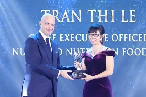 NutiFood lập 'hat-trick' giải thưởng về doanh nghiệp và lãnh đạo