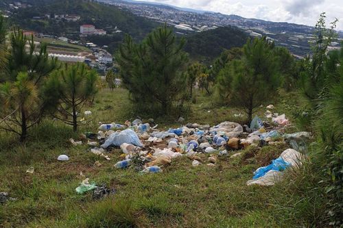Khu vực săn mây ở Đà Lạt ngập rác