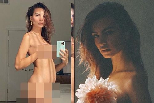 Emily Ratajkowski tung ảnh khỏa thân 100%, xứng đáng bà bầu sexy nhất