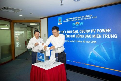 PV Power chung tay hướng về đồng bào miền Trung