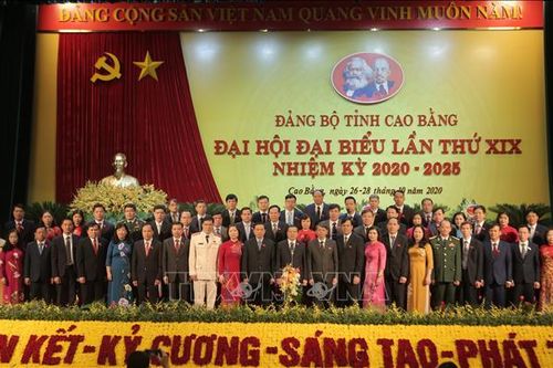 Bế mạc Đại hội Đảng bộ tỉnh Cao Bằng lần thứ XIX
