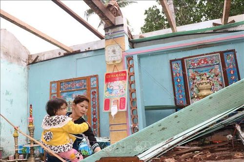 Phú Yên: 115 nhà dân bị sập, hư hỏng do bão số 9