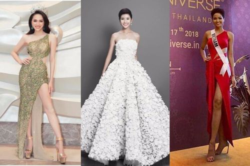 Hoa hậu Việt khổ sở khi mặc váy nhái nhưng Hương Giang lại được fan bênh chằm chặp