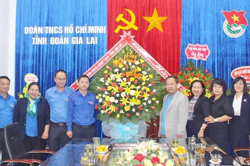 Phó Bí thư Tỉnh ủy Châu Ngọc Tuấn thăm, chúc mừng Đoàn Thanh niên Cộng sản Hồ Chí Minh tỉnh