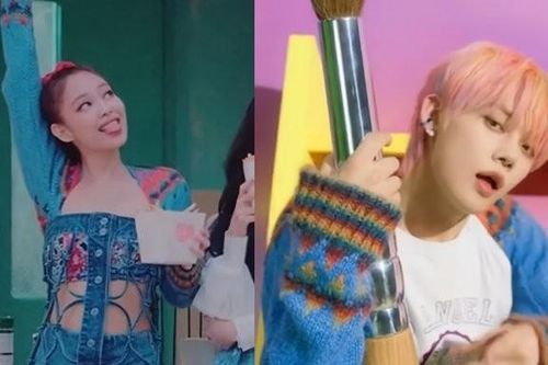 Jennie BLACKPINK & YeonJun TXT đụng hàng khiến netizen nghi ngờ 2 nhóm 'xài' chung stylist