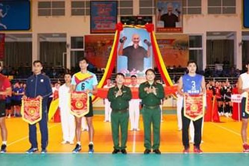 Khai mạc giải bóng chuyền Cúp Quân đội mở rộng năm 2020
