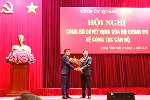 Ông Nguyễn Tường Văn được điều động làm Phó Bí thư Tỉnh ủy Quảng Ninh