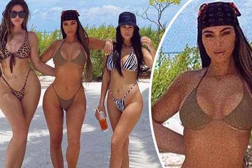 Bị chỉ trích vì tiệc tùng giữa dịch, chị em Kim 'siêu vòng 3' khoe ảnh bikini 'bỏng mắt'