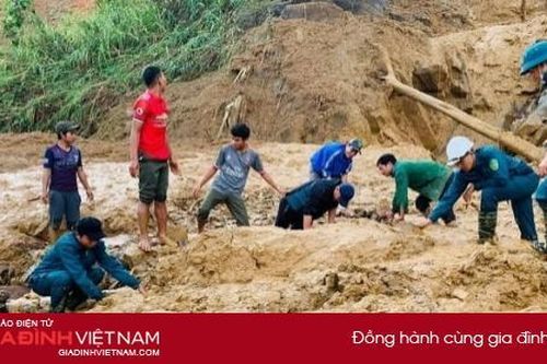 Hiện trường tan hoang của vụ sạt lở tại Quảng Nam làm 11 người mất tích