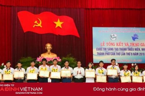 39 mô hình được trao giải tại Cuộc thi sáng tạo thanh thiếu niên, nhi đồng TP. Cần Thơ lần thứ 9