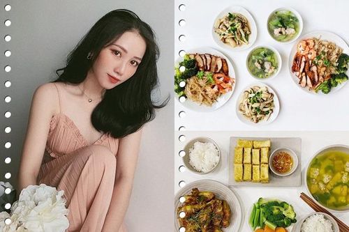 Ở nhà thuê nhưng cứ phải ăn ngon, bữa nào 9X cũng làm đủ món.