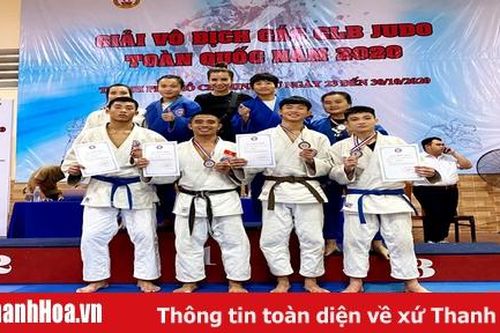 VĐV Thanh Hóa tiến bộ vượt bậc tại Giải vô địch các CLB Judo toàn quốc 2020