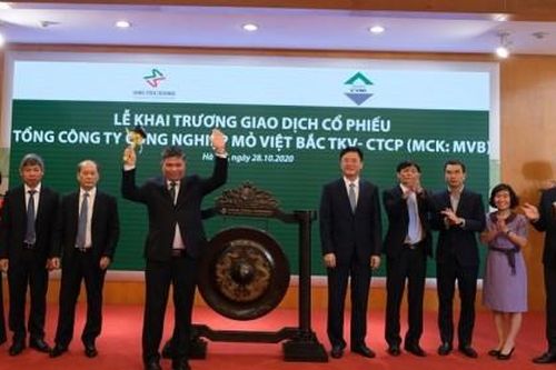Công nghiệp mỏ Việt Bắc TKV chính thức lên sàn HNX