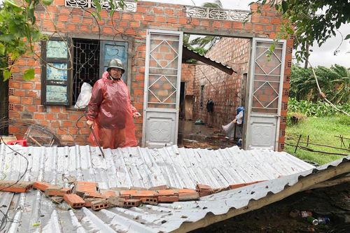 Gia Lai: 365 nhà dân bị sập, tốc mái do bão số 9