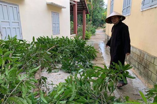 Nhiều tự viện ở Bình Định bị thiệt hại do bão số 9