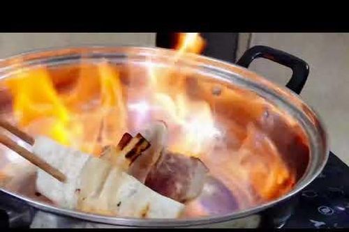 Nướng mực bằng cồn, người đàn ông bỏng nặng