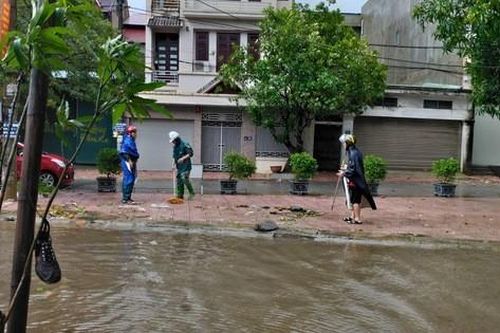 Mưa lớn do bão số 9, Hà Tĩnh ngập trở lại