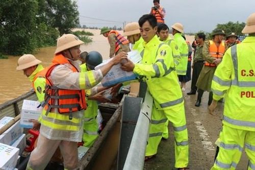Cục CSGT phát động ủng hộ đồng bào miền Trung