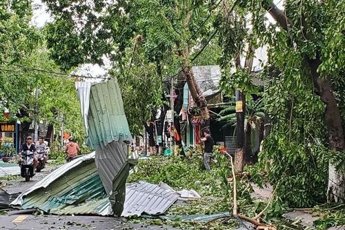 Quảng Ngãi khẩn trương dọn dẹp vệ sinh sau bão