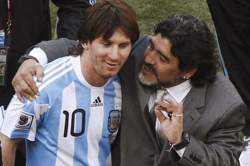 Huyền thoại Maradona bất ngờ lên tiếng về Ronaldo và Messi