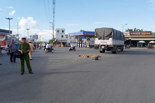 Cô gái và bé 10 tuổi tử vong dưới bánh xe tải