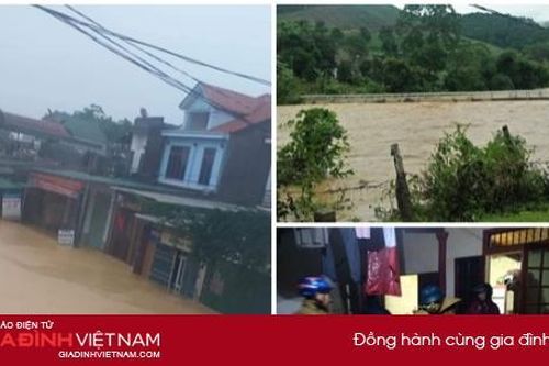 Thanh Chương lũ lớn, Đô Lương, Anh Sơn - Nghệ An sơ tán trong đêm