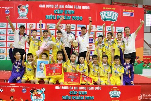 Đánh bại U11 Phú Yên, Sông Lam Nghệ An lần thứ 6 vô địch Nhi đồng toàn quốc