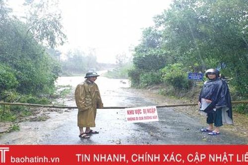 Hà Tĩnh còn mưa to trong nhiều giờ tới, đề phòng lũ quét, ngập úng
