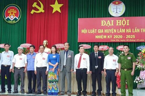 Hội Luật gia Lâm Hà tổ chức đại hội lần thứ nhất