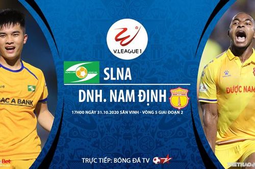 Soi kèo nhà cái. SLNA vs Nam Định. Trực tiếp bóng đá Việt Nam 2020