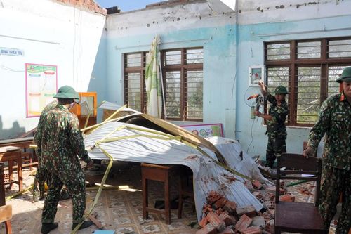 Thầy trò Quảng Nam đối mặt nhiều khó khăn sau bão