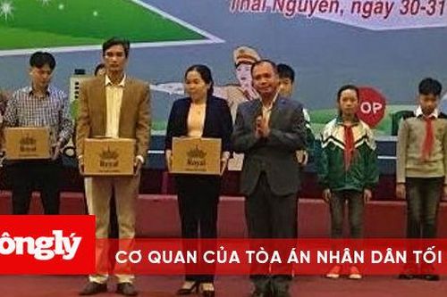 Thái nguyên: Trao giải cuộc thi 'Tìm hiểu pháp luật về trật tự ATGT'