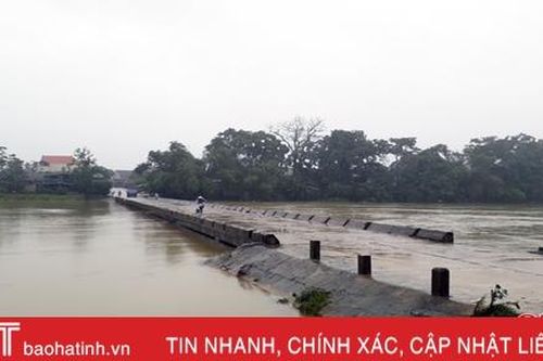 Diễn biến mới nhất về lũ trên các sông lớn ở Hà Tĩnh